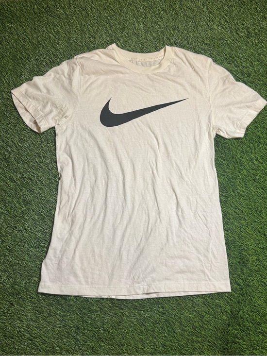 Nike Other - Nike Swoosh T-Shirt Men's Small White with Stains